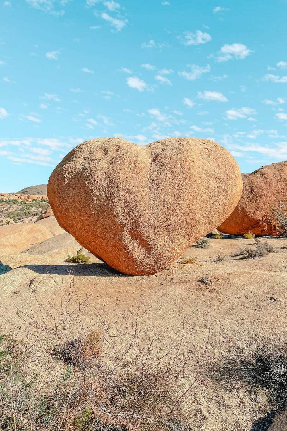  Heart Rock в национальном парке Joshua Tree 