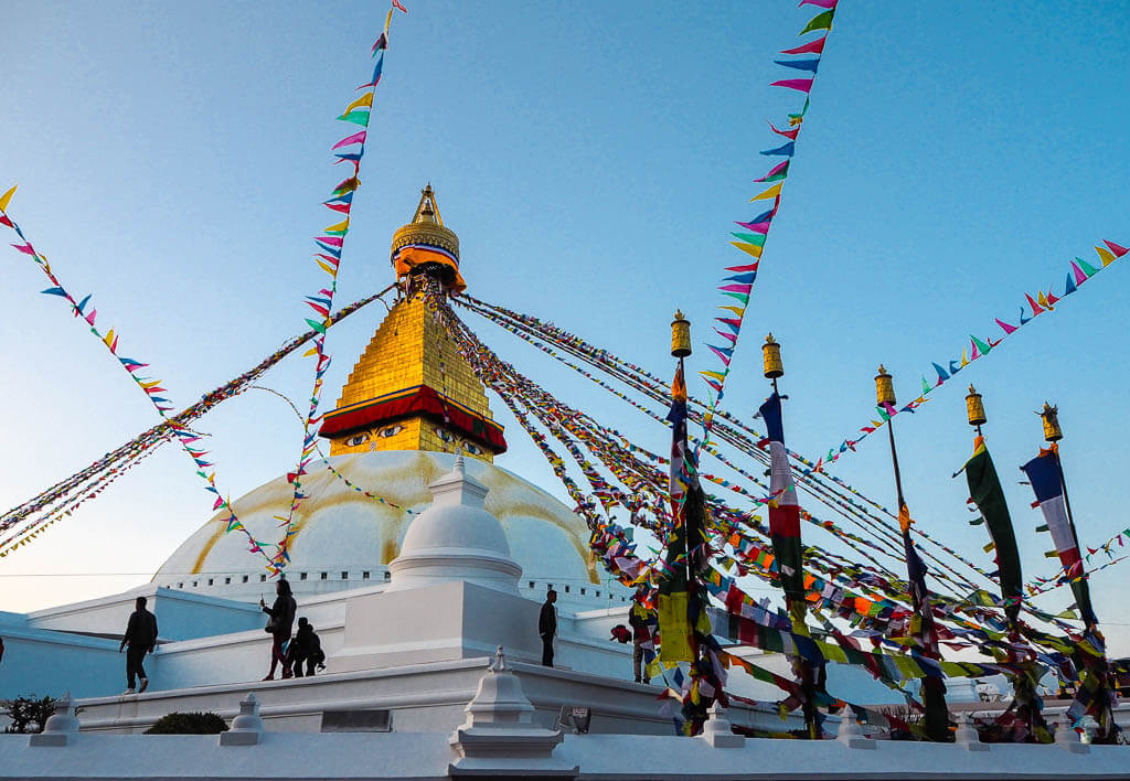  Ступа Будха, Катманду, Непал 