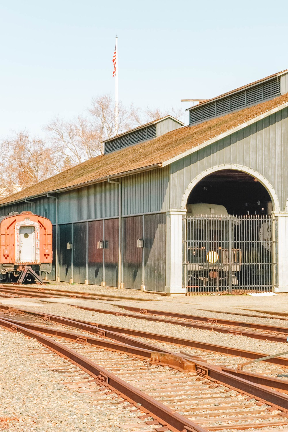  Музей поездов в Сакраменто 