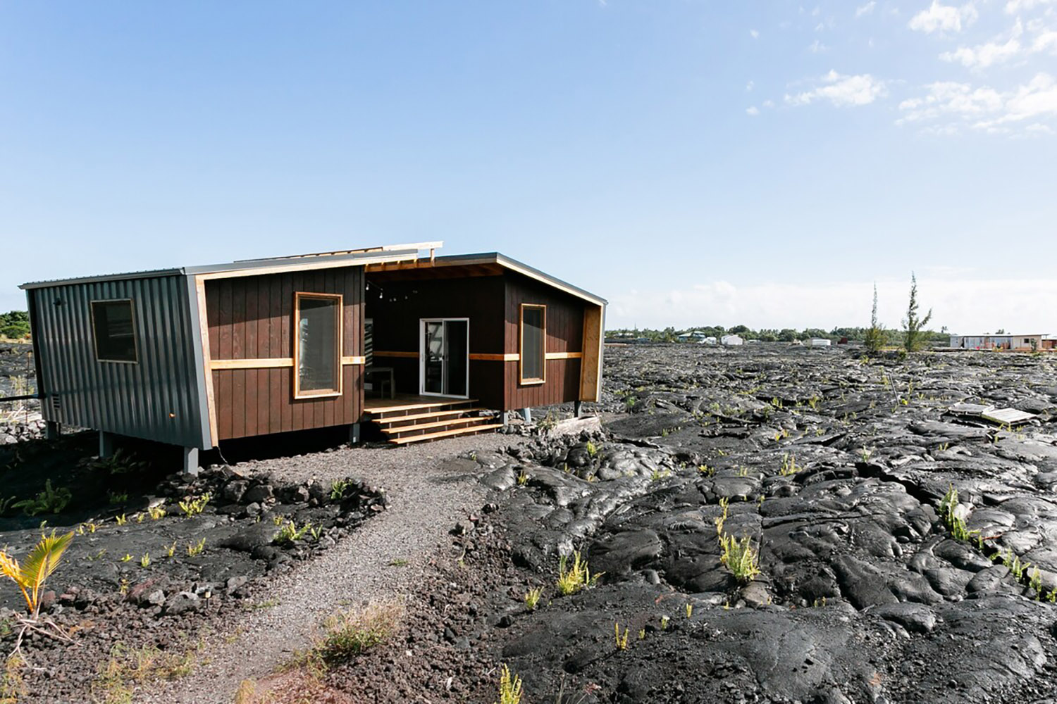 вулканическое лавовое поле гавайи airbnb 