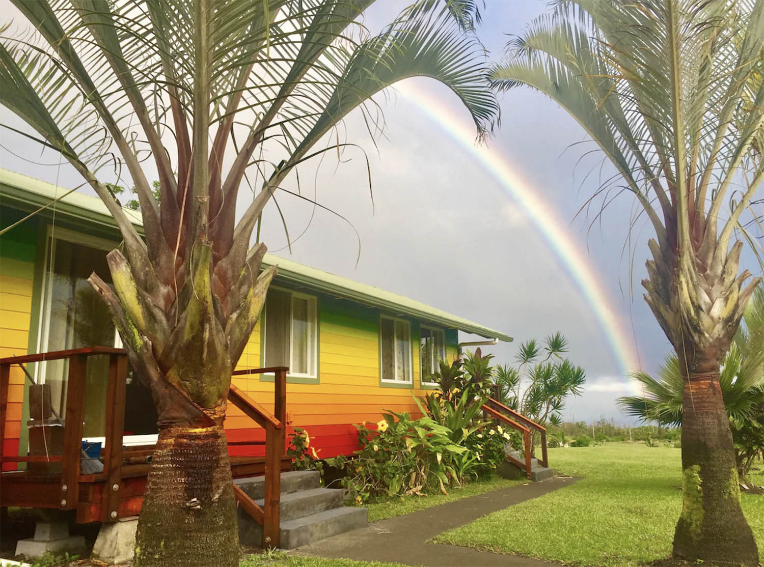 Радужный коттедж на Гавайях airbnb 