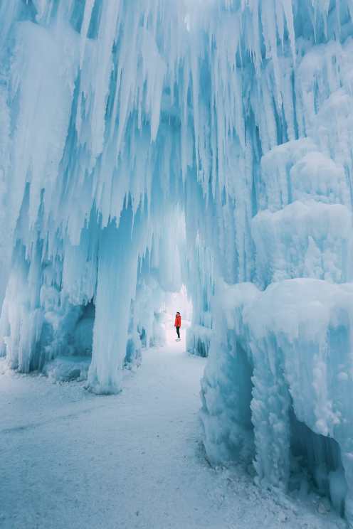  Ледяной замок в Альберте, Канада (10) 