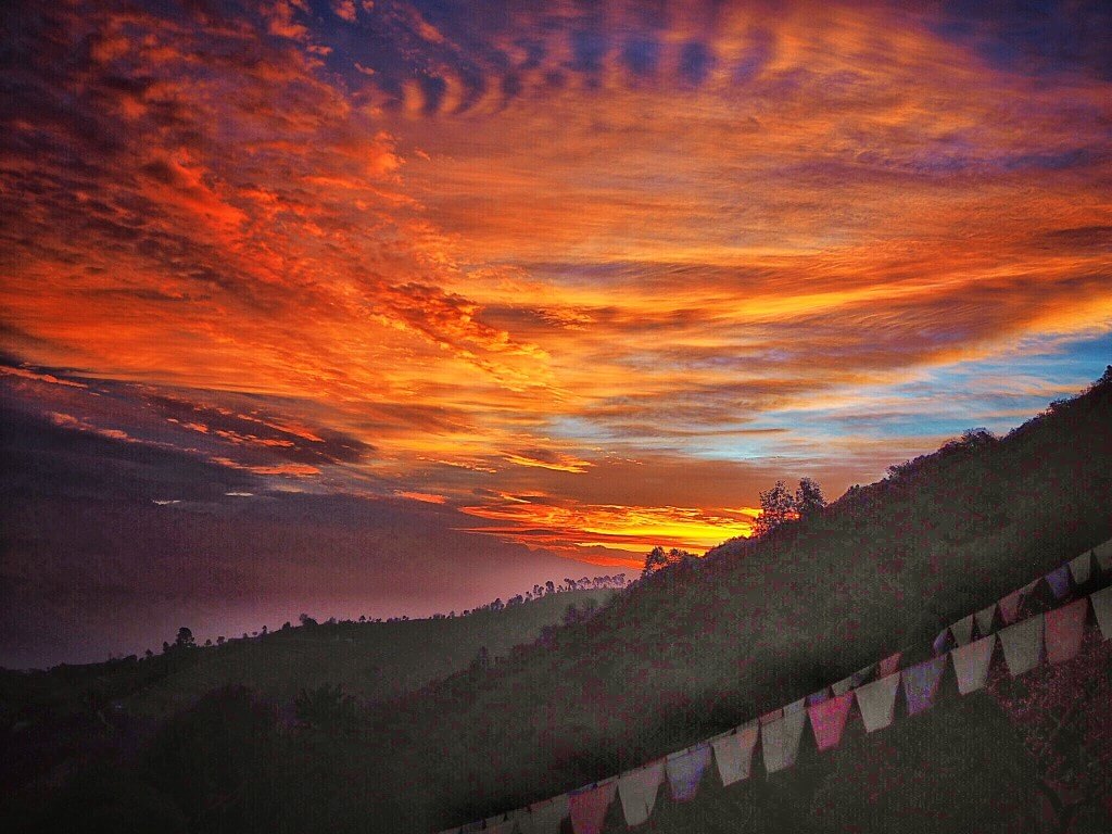  Восход солнца в Нагаркоте, Непал 