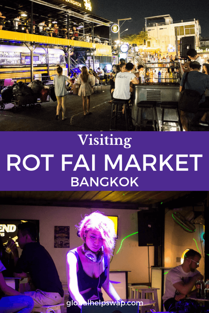  Если вы ищете подлинный рынок в Бангкоке, посетите рынок Рот Фай, также известный как рынок поездов. Он полон отличных киосков с едой, напитками и винтажными коллекциями. Также к вашим услугам живая музыка и модные бары. 
