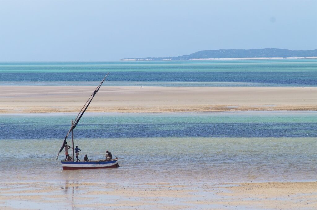  Пляж в Мозамбике, Африка 