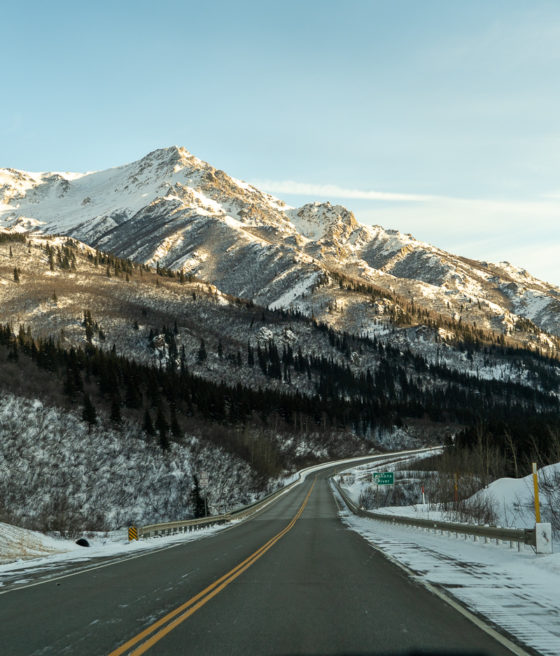  Аляска на зимних дорогах 
